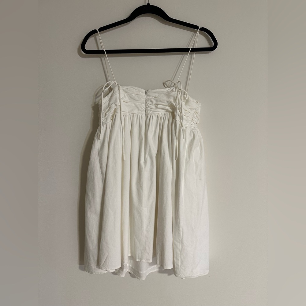 Reformation White Catarina Mini Dress - Picture 2 of 9